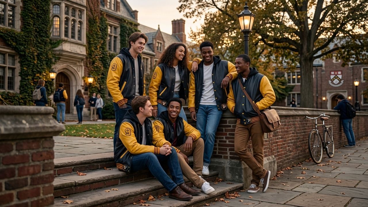 Varsity Jackets in Toronto Winter Fashion