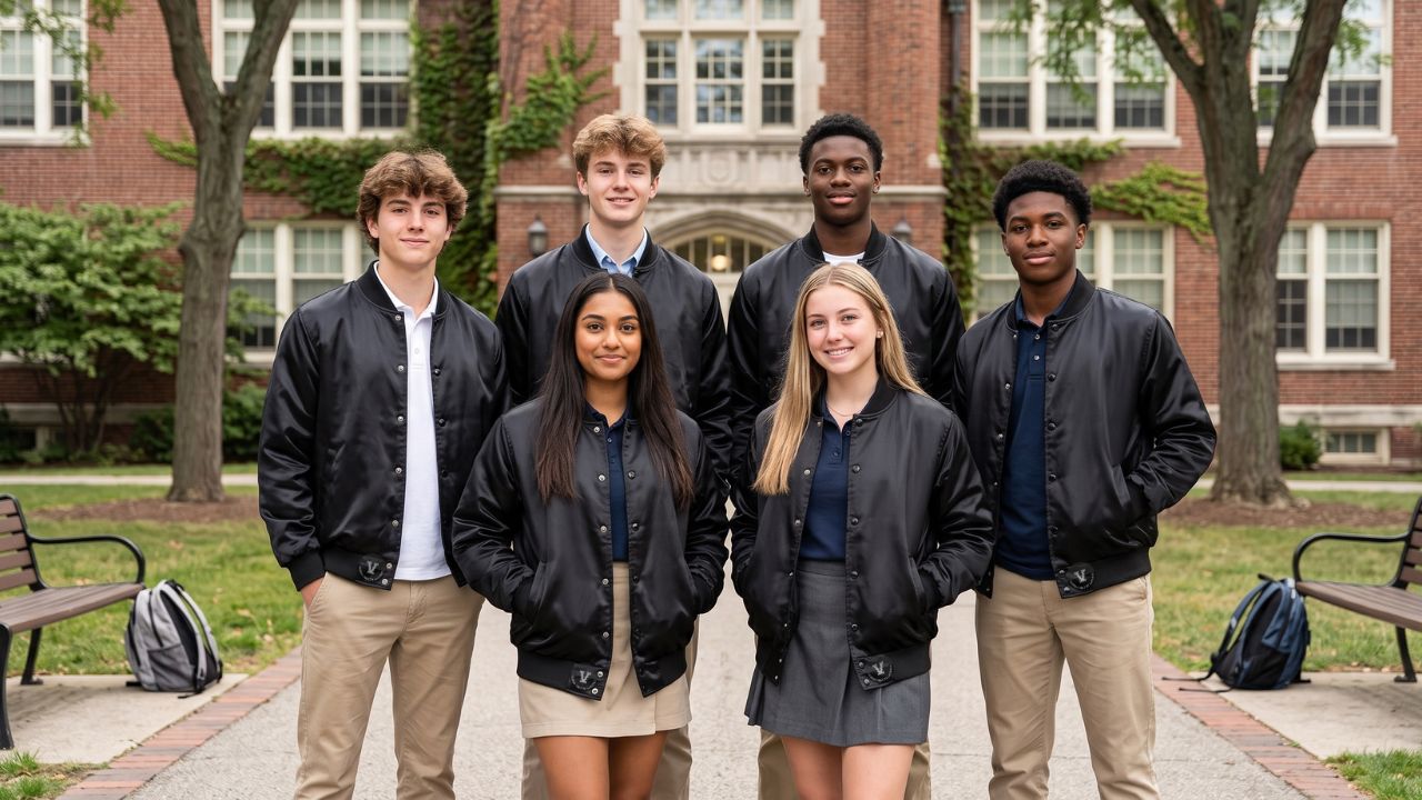 Satin Varsity Jackets Black Friday
