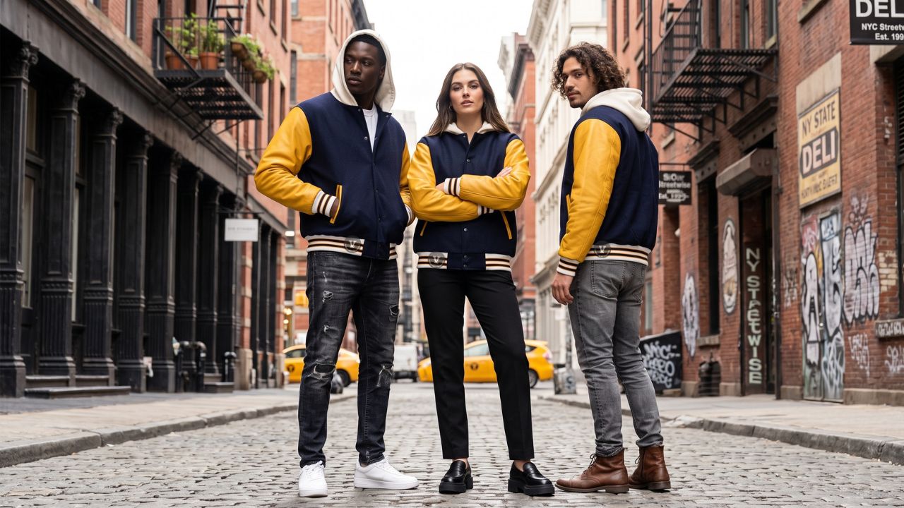 Varsity Jackets in New York Street Fashion