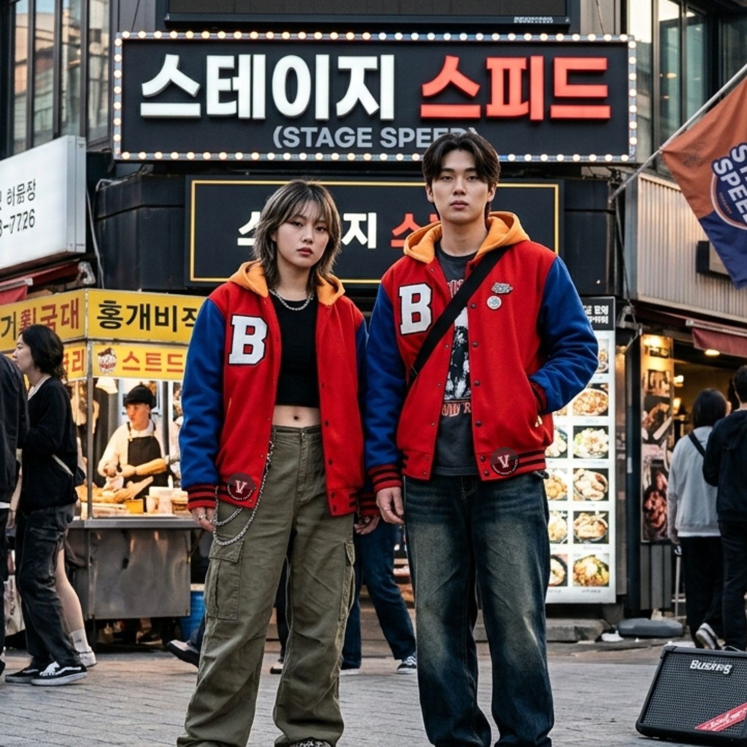 Varsity Jackets With Korean Street Fashion