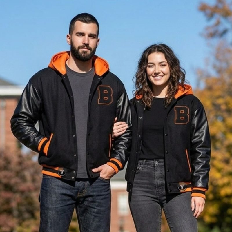 How To Style Varsity Jackets With hooded