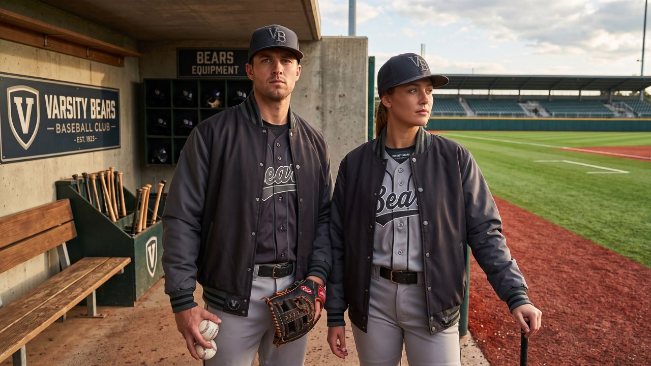 Black Varsity Jackets for Baseball Teams