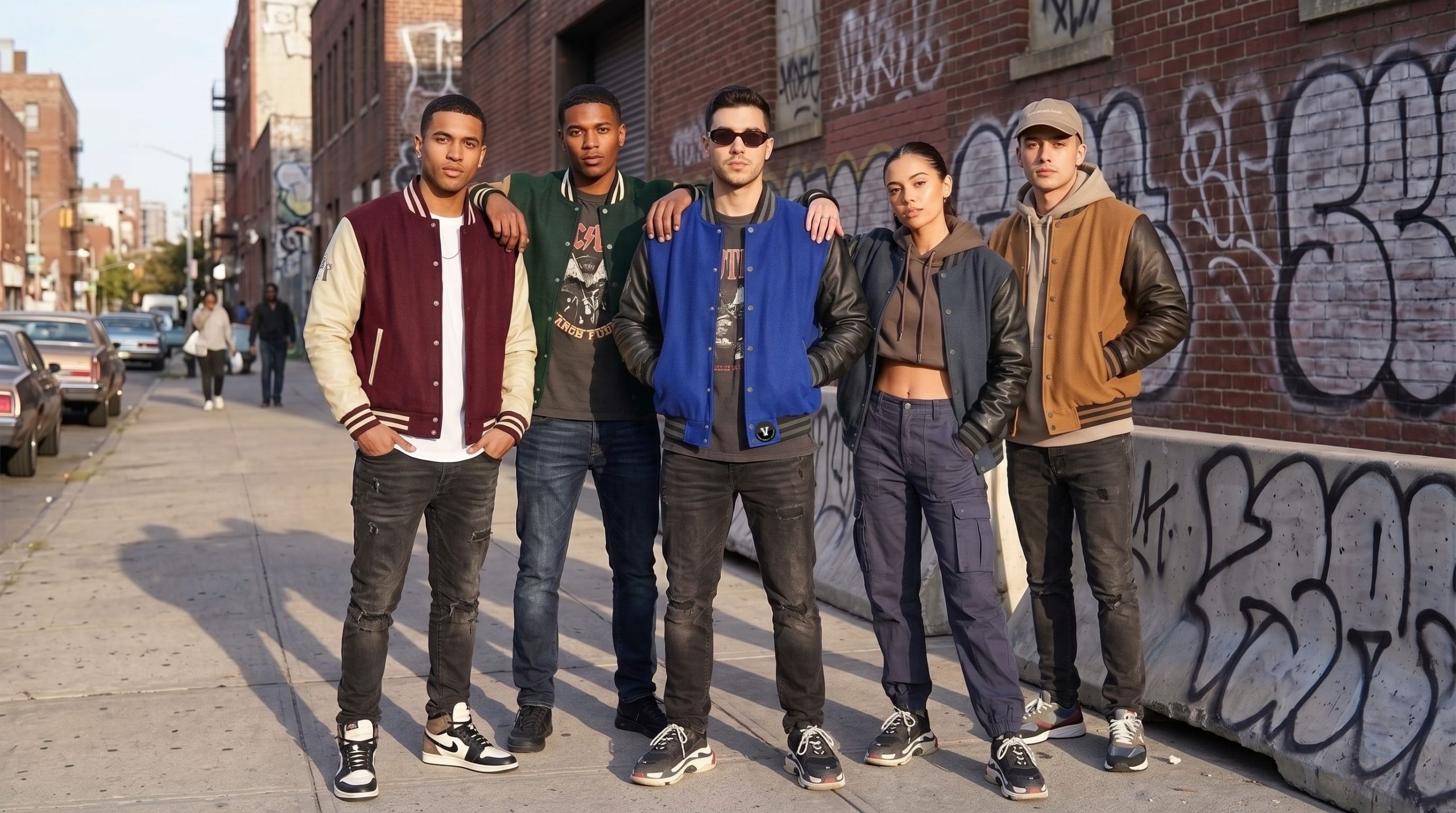 Varsity Jackets With Sunglasses Street Style