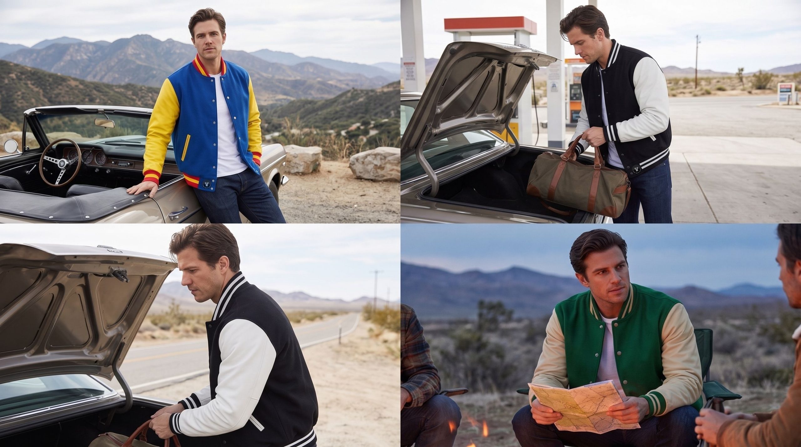 Varsity Jackets For Road Trip Outfits