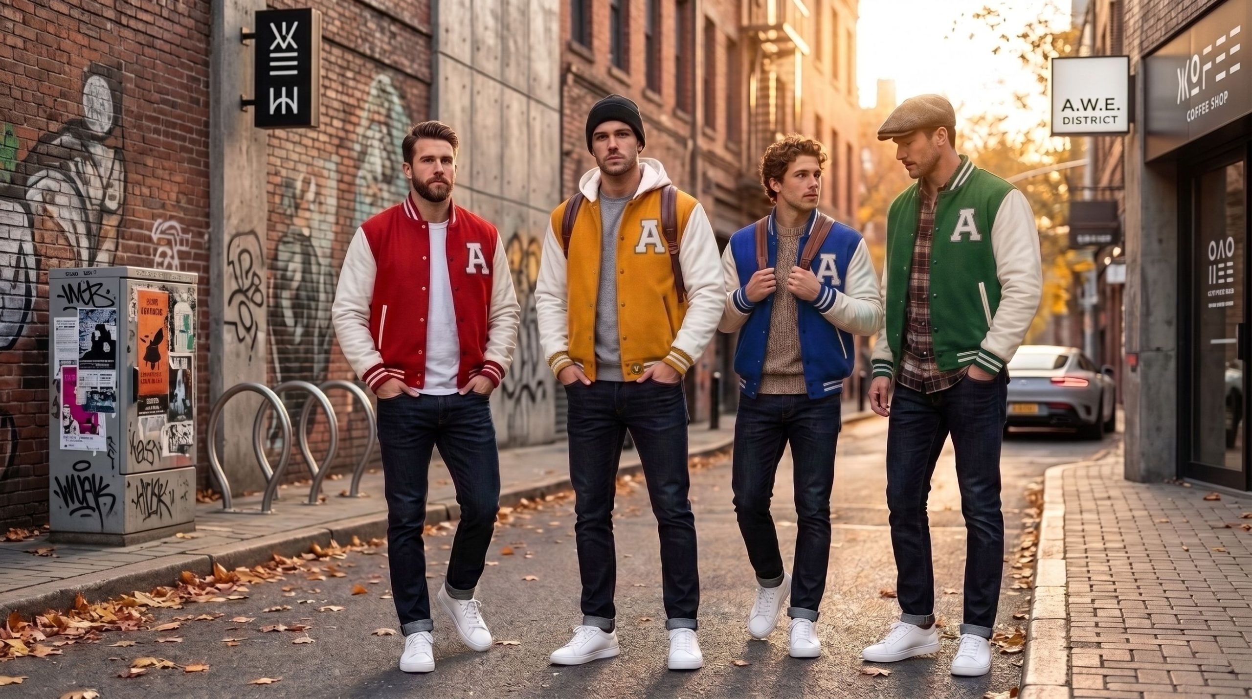 How to Style Men Hooded Varsity Jacket