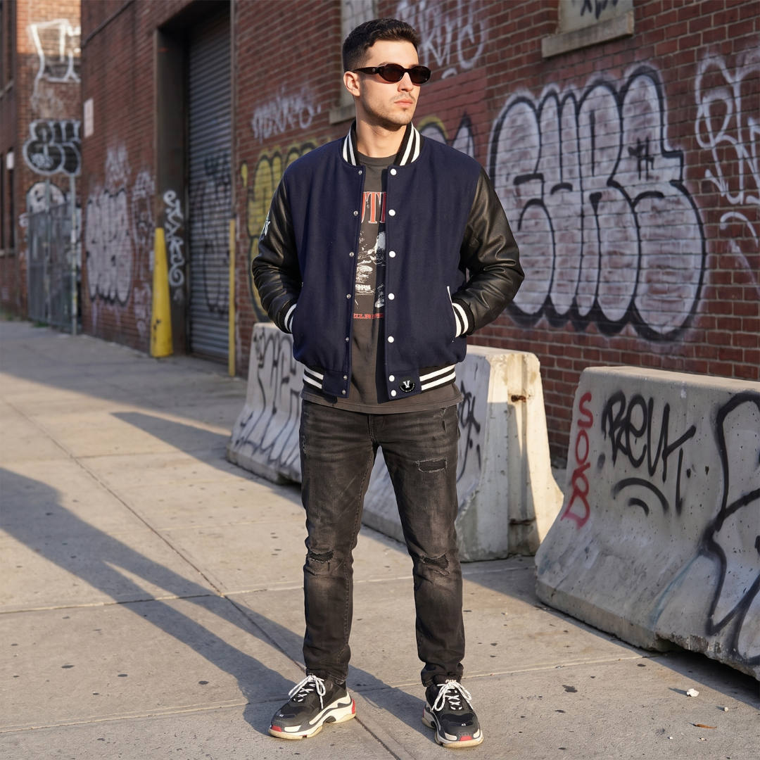 Varsity Jackets With Sunglasses Street Style,design,streeteasy nyc