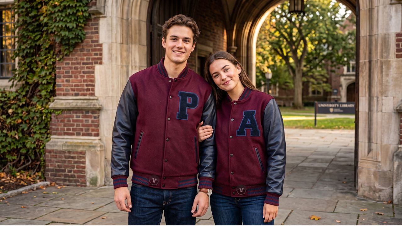Design Varsity Jackets Old School Varsity Jackets with Chenille Letters
