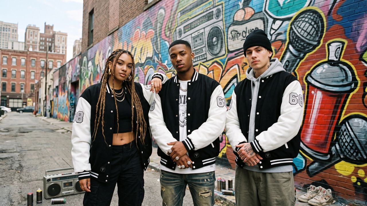 Retro Varsity Jackets in Hip Hop Culture