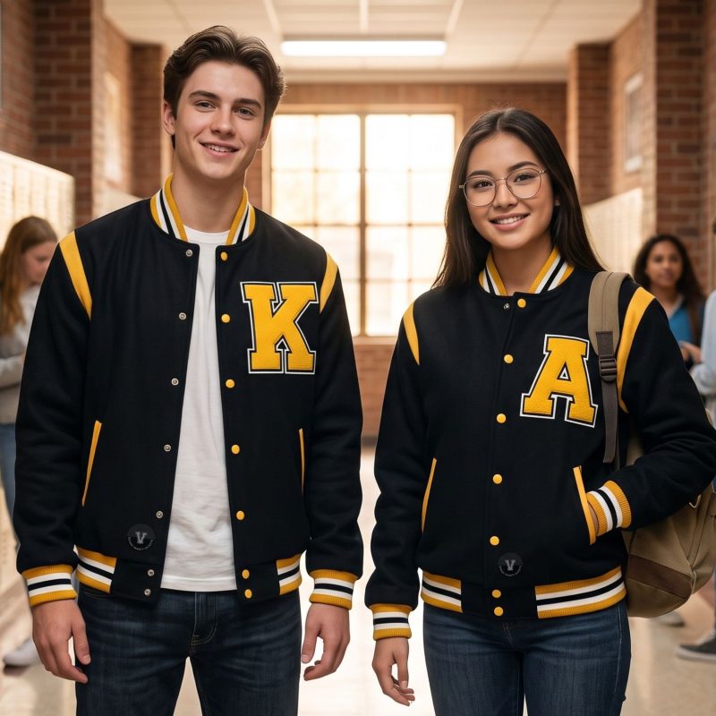 Retro Varsity Jackets inspired by 90s Style