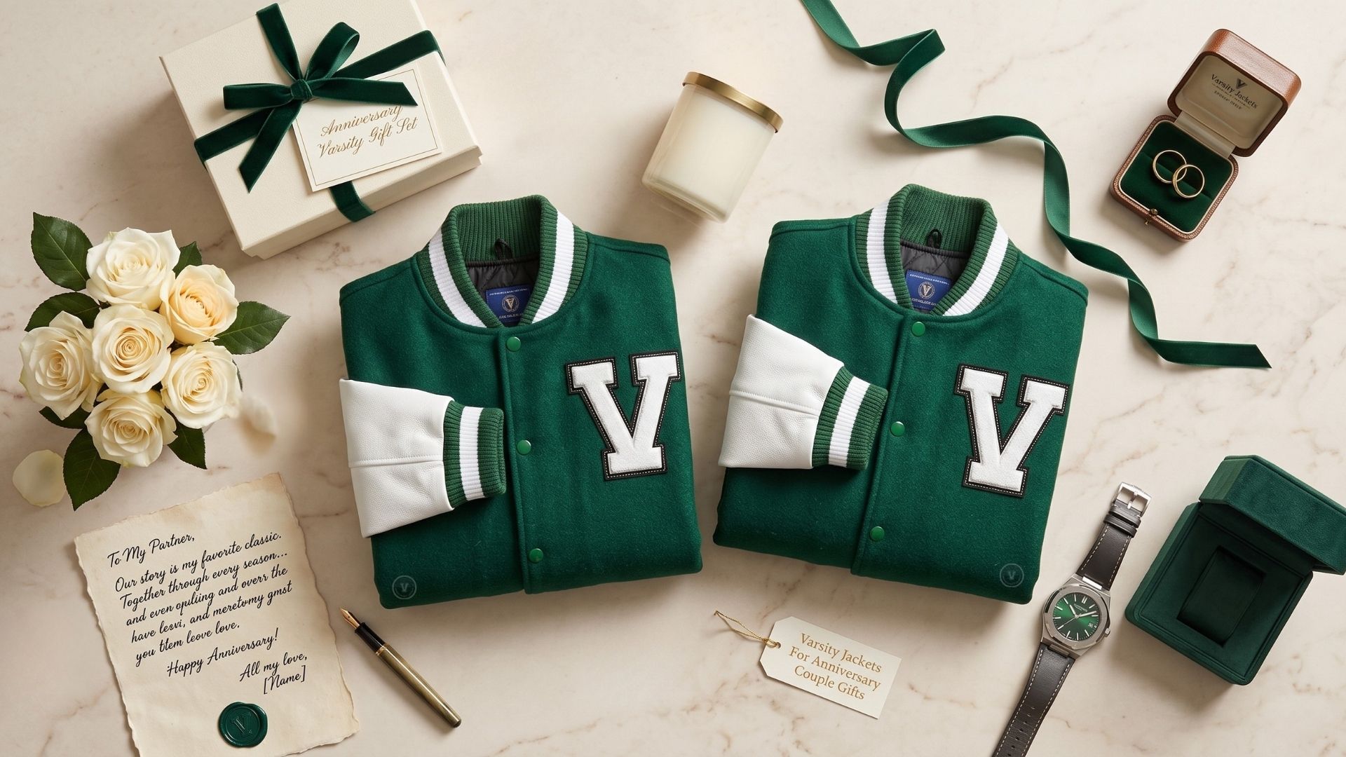 Varsity Jackets For Anniversary Couple Gifts