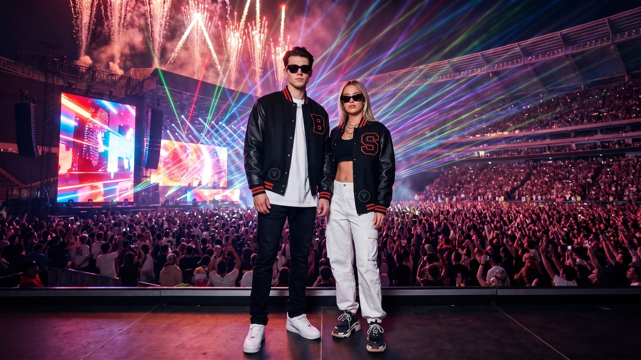 Varsity Jackets In Pop Music Concerts