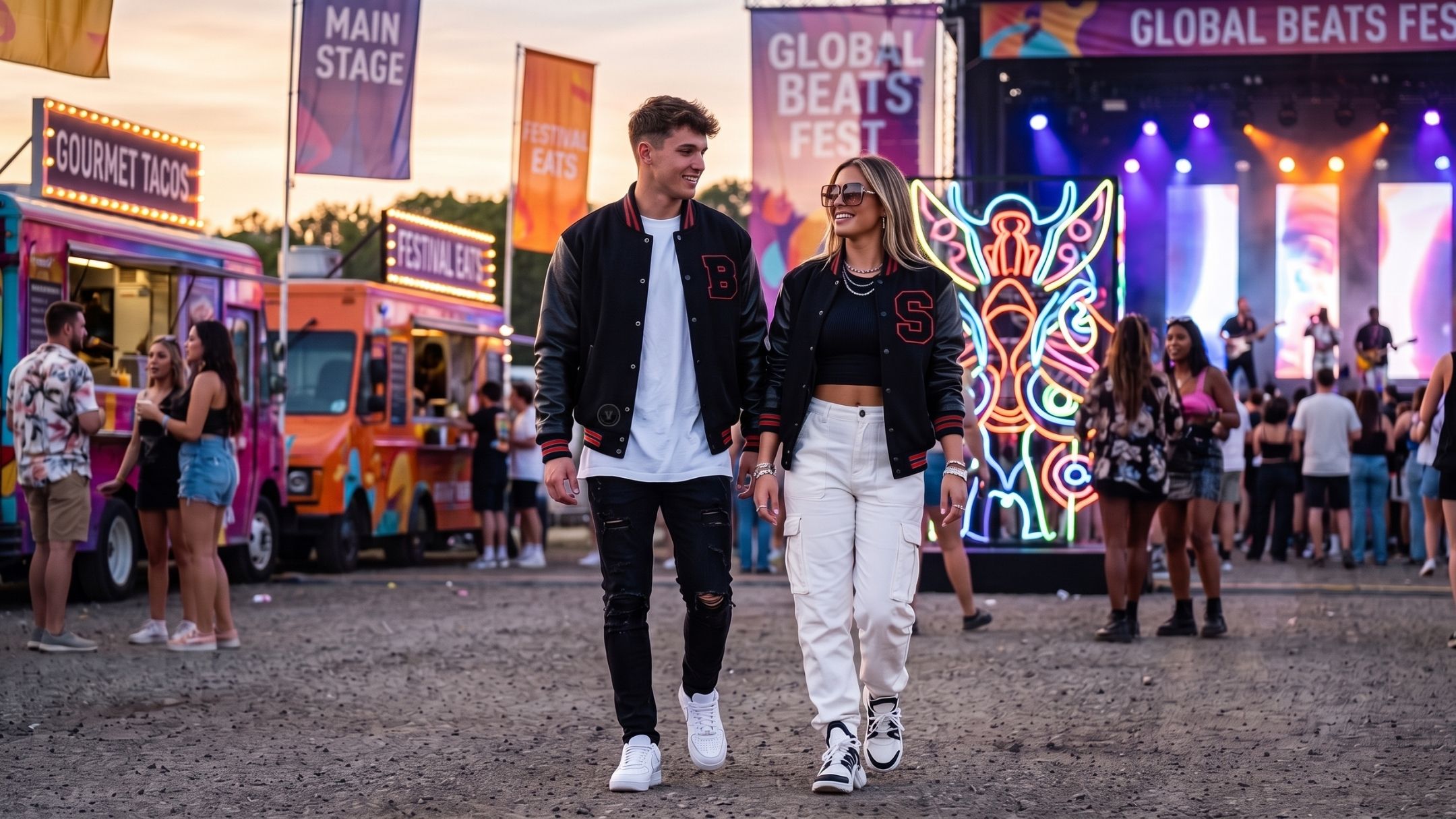Varsity Jackets In Pop Music Concerts