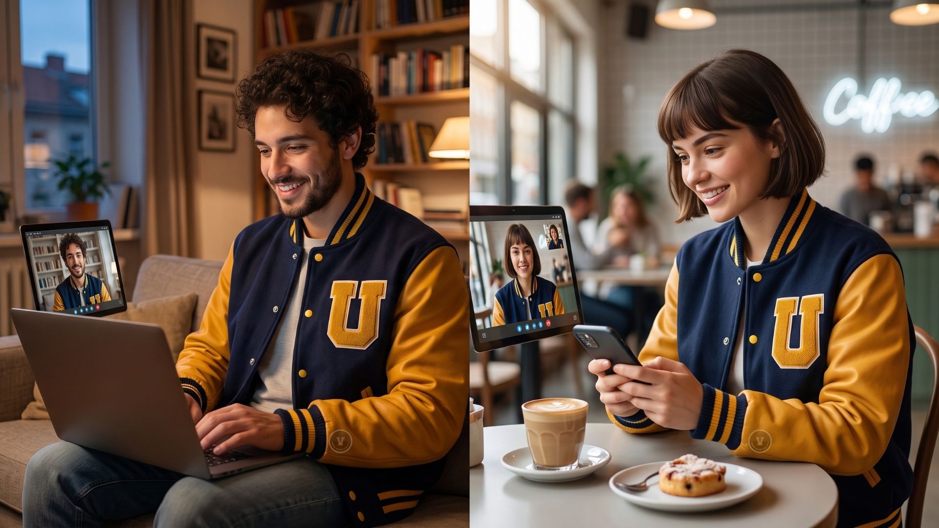 Varsity Jackets Long Distance Couples Gifts