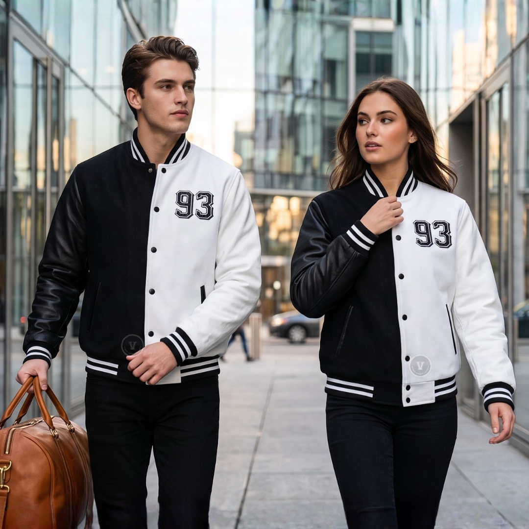 Varsity Jackets With Leather Durability