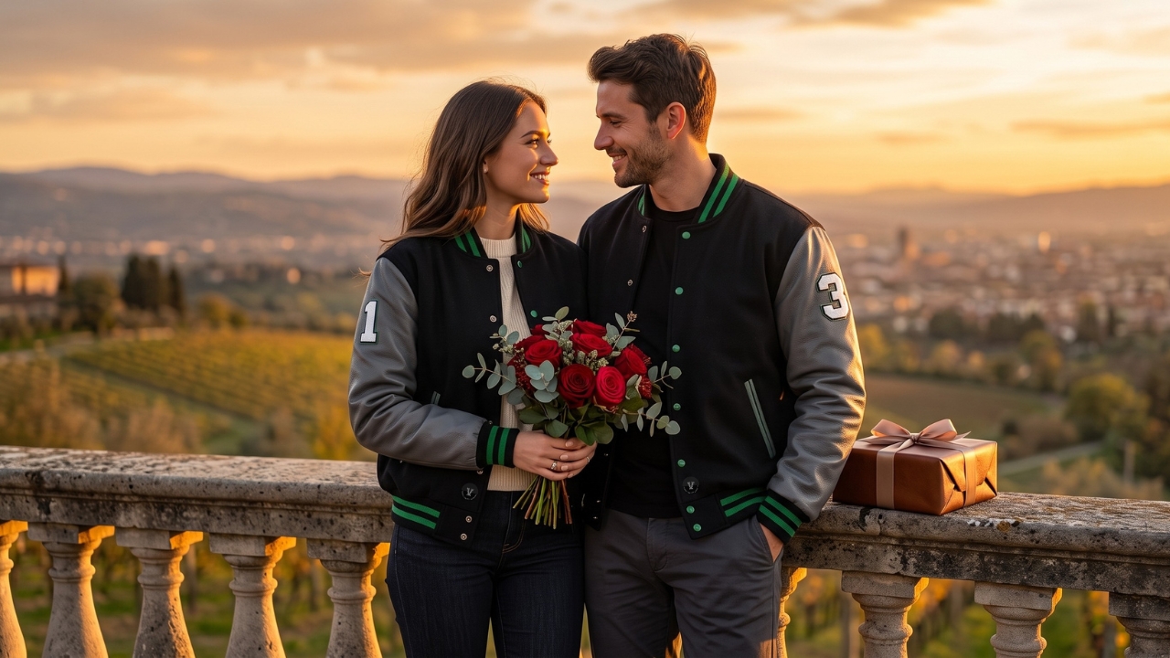 Varsity Jackets as Anniversary Gifts for Couples