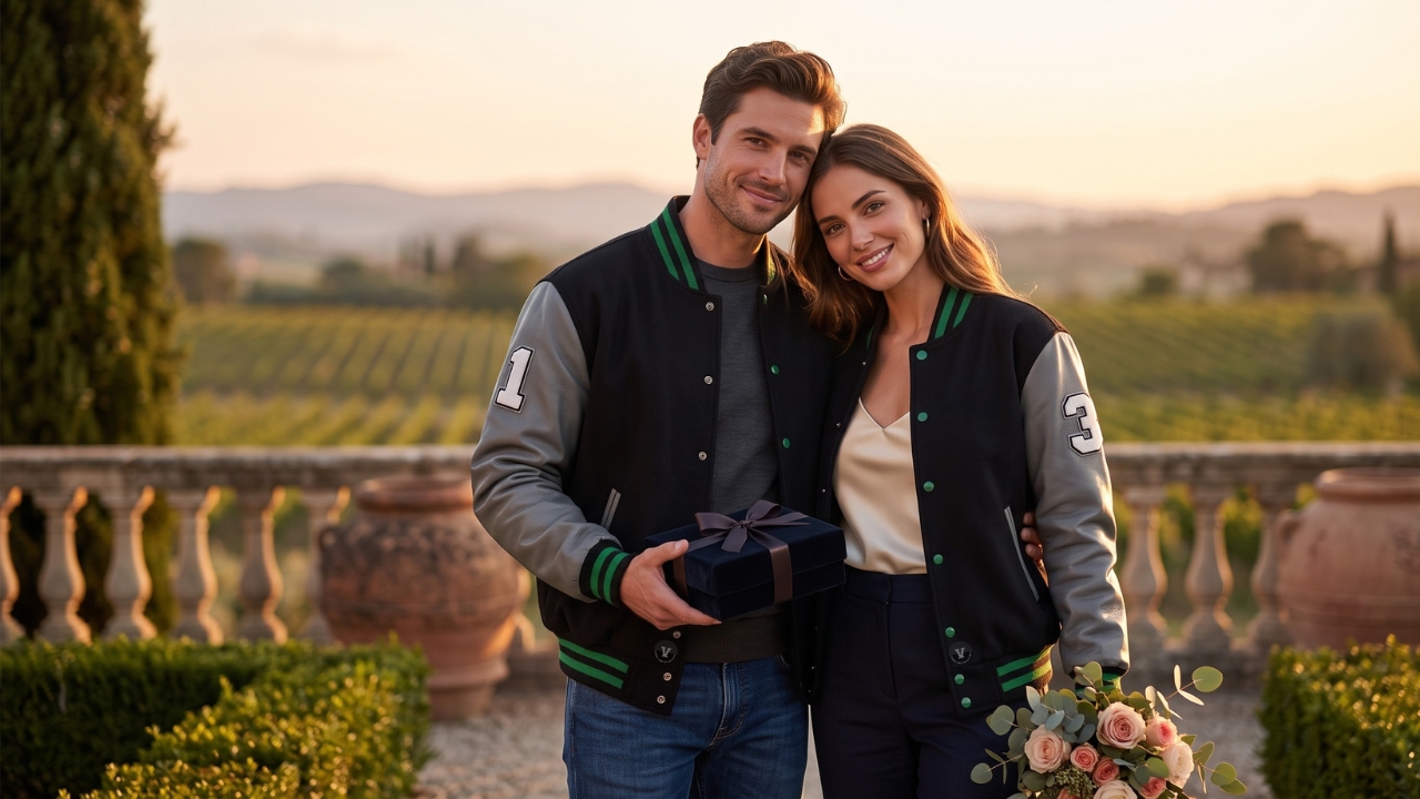 Varsity Jackets as Anniversary Gifts for Couples