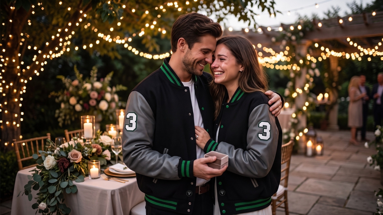 Varsity Jackets as Anniversary Gifts for Couples