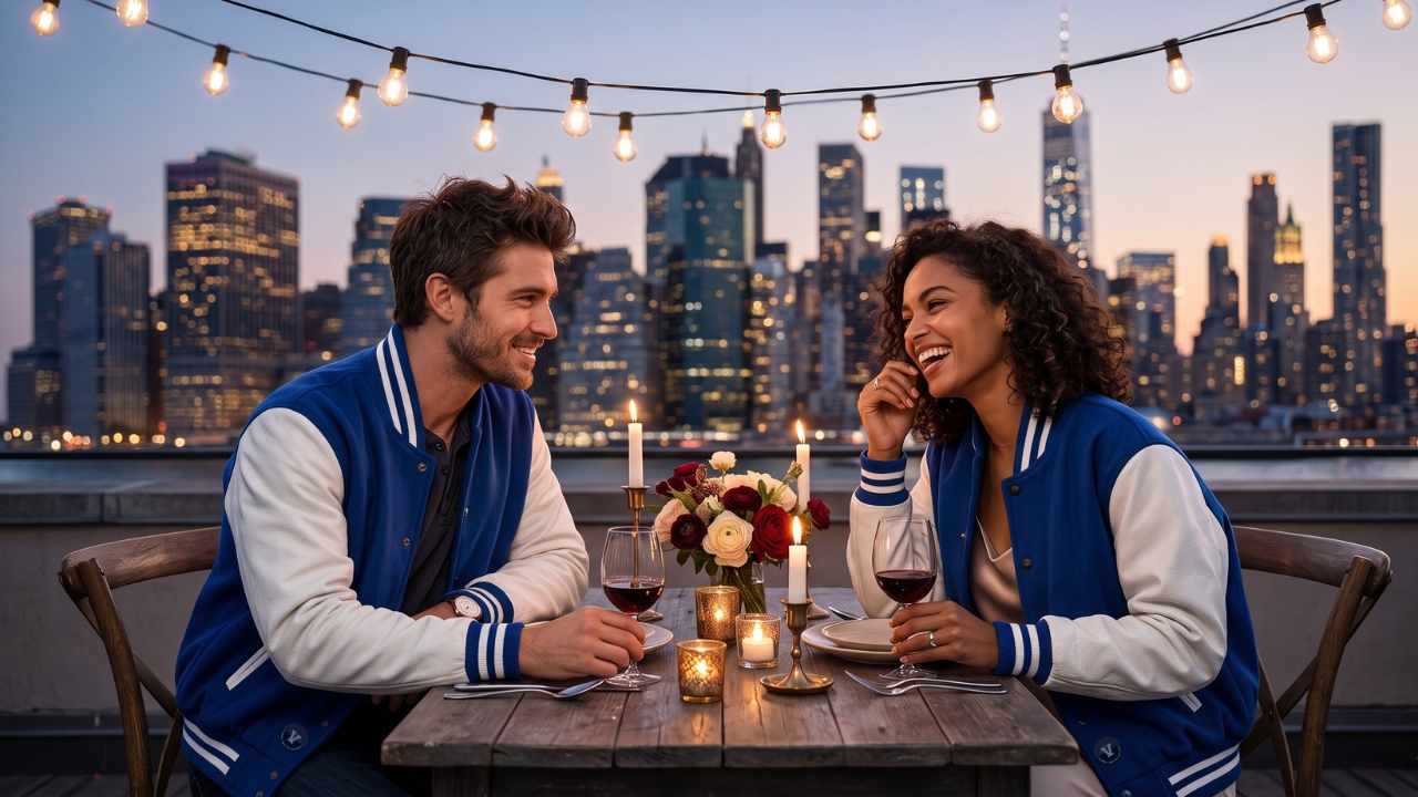Varsity Jackets for Casual Date Night Outfits