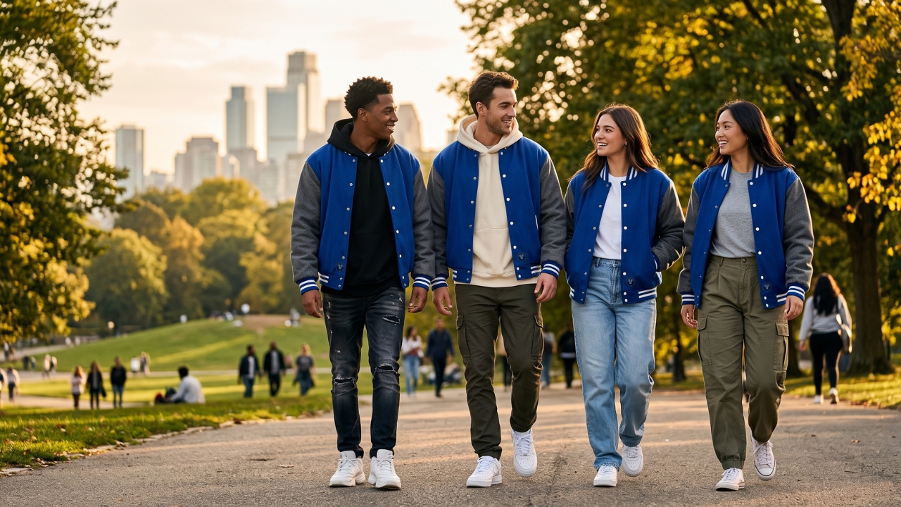 Varsity Jackets for Casual Weekend Outfits