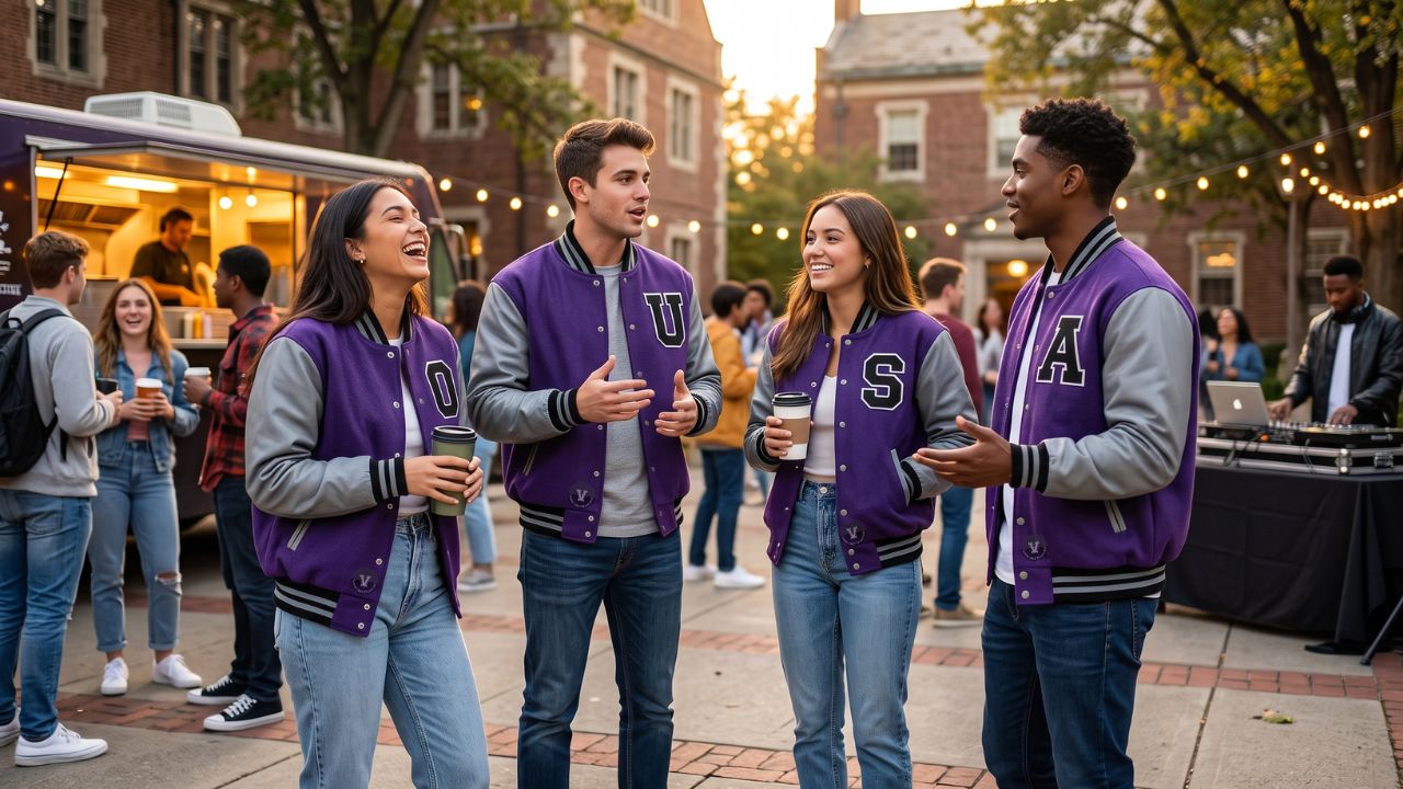 Varsity Jackets for College Parties Casual Look