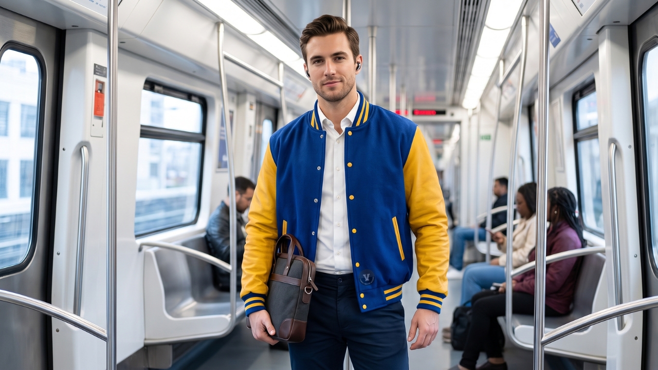 Varsity Jackets for Commuting Work Outfits