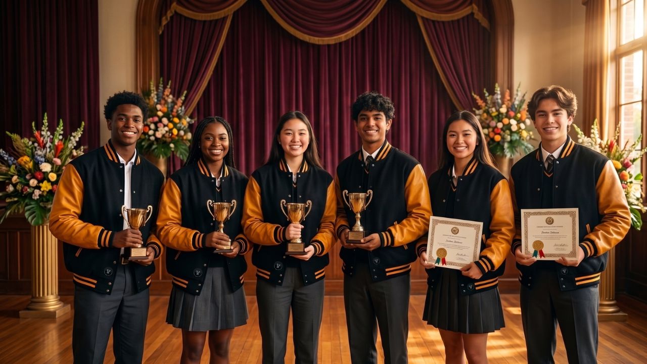 Design Varsity Jackets Varsity Jackets for Cultural Club Achievements