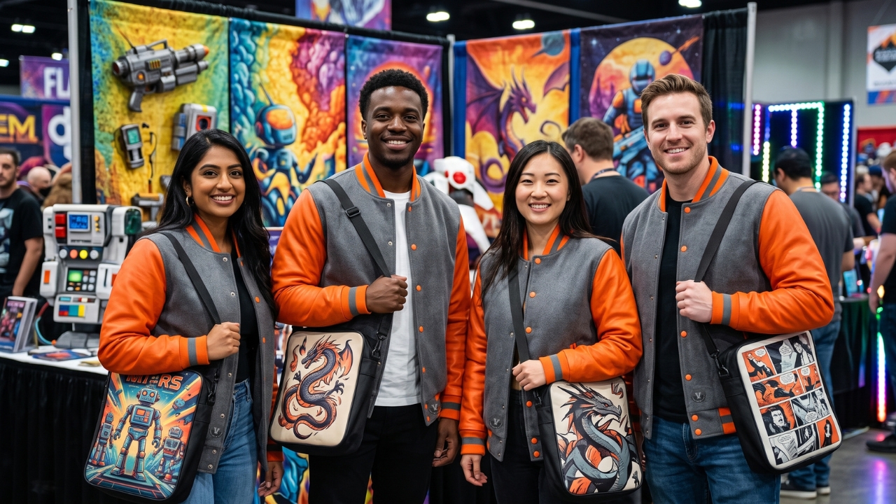 Design Varsity Jackets Varsity Jackets for Fan Conventions Merchandise