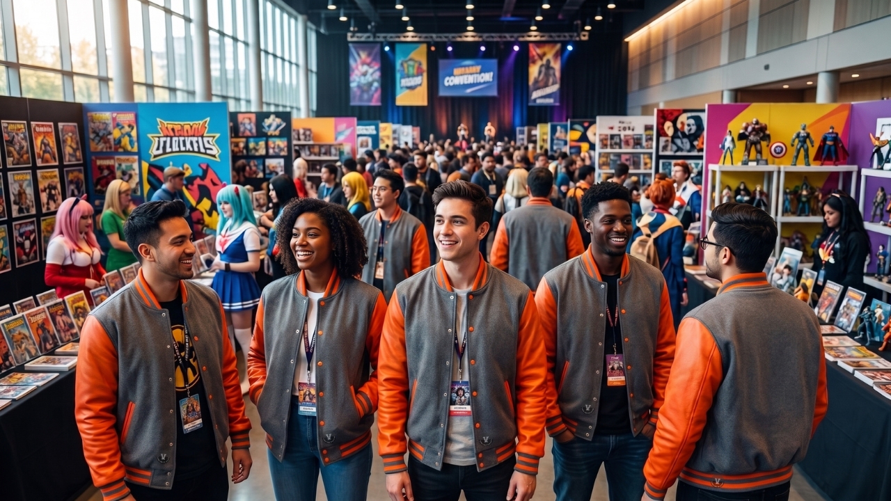 Design Varsity Jackets Varsity Jackets for Fan Conventions Merchandise