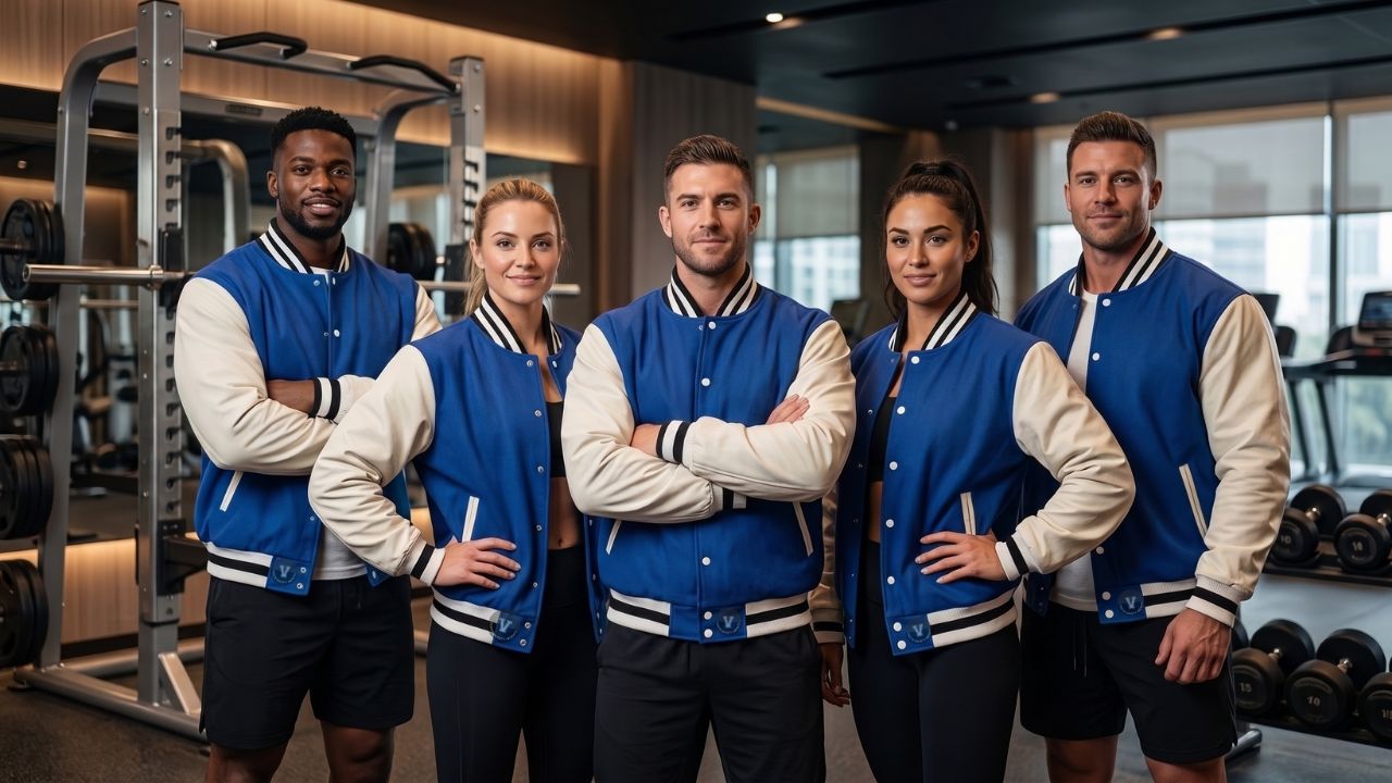 Varsity Jackets for Fitness Club Branding