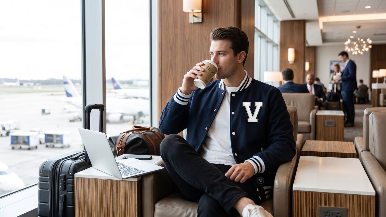 Design Varsity Jackets Varsity Jackets for Long Flights Comfort Wear
