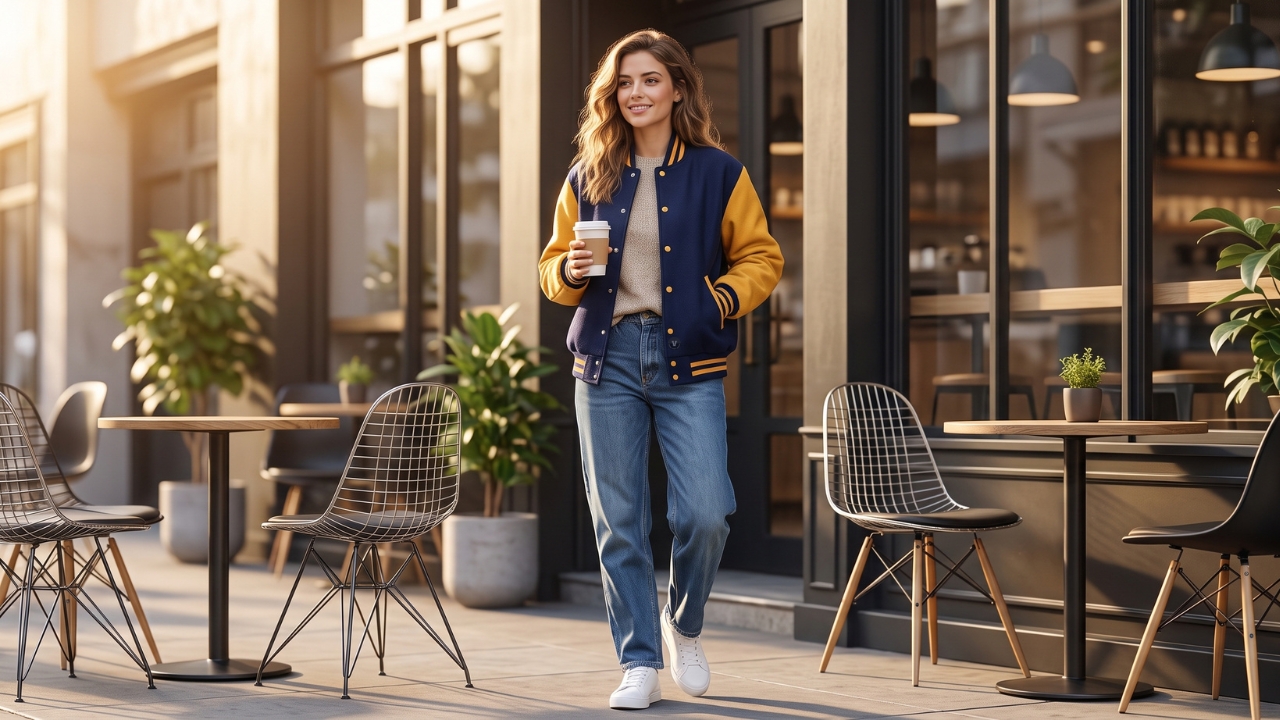 Varsity Jackets for Morning Coffee Runs