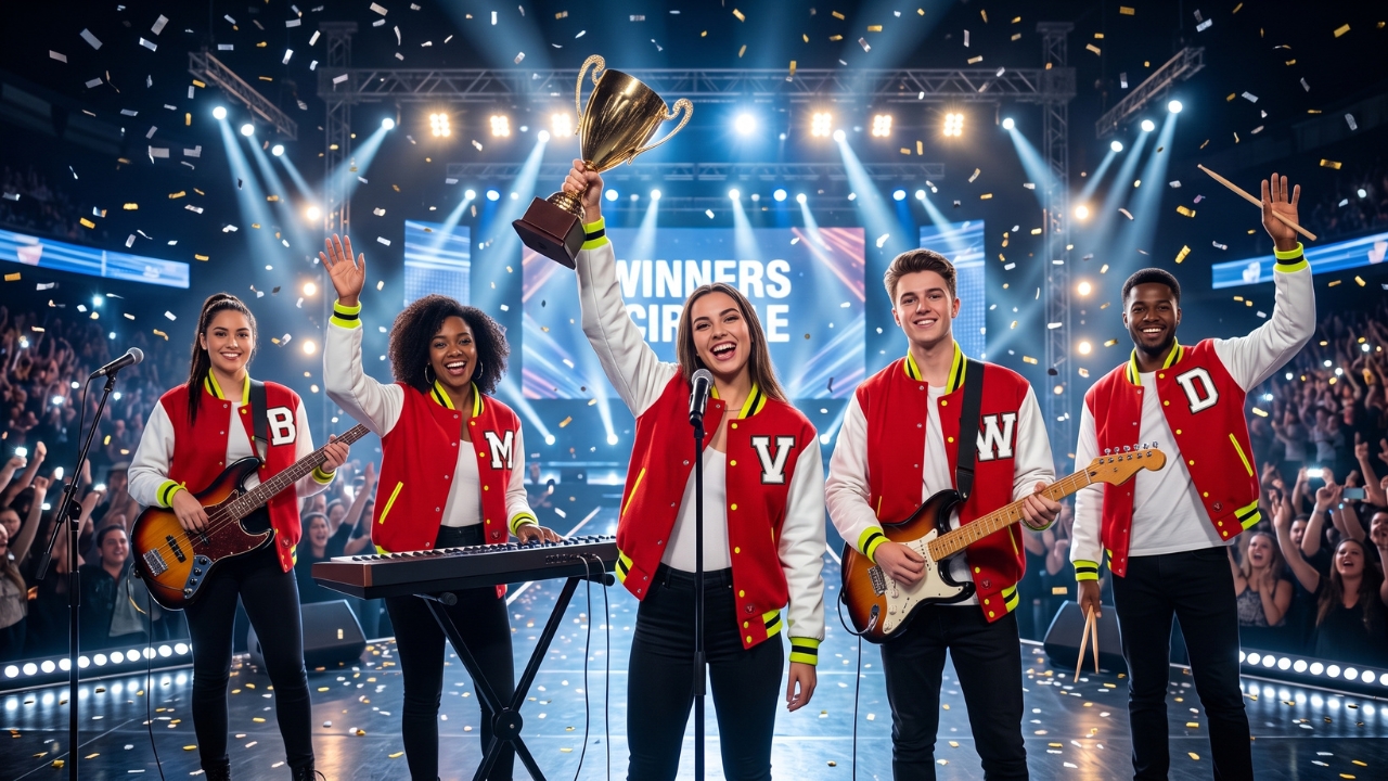 Varsity Jackets for Music Competition Winners