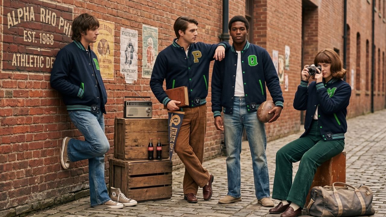 Design Varsity Jackets Varsity Jackets for Photo Shoots Retro Vibes