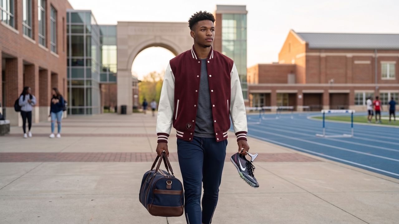 Varsity Jackets for Track Athletes Casual Wear