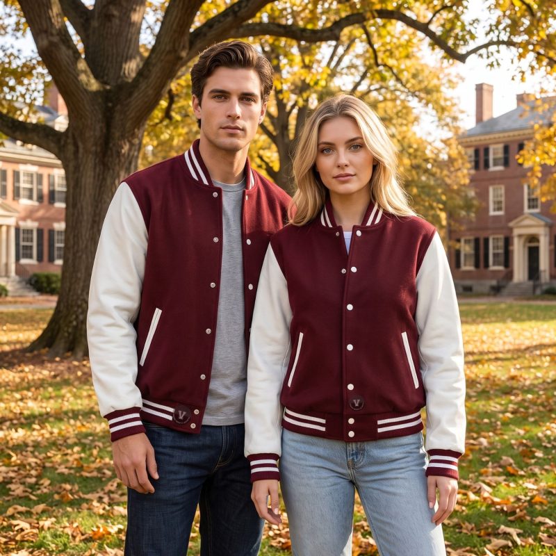 Varsity Jackets for Track Athletes Casual Wear