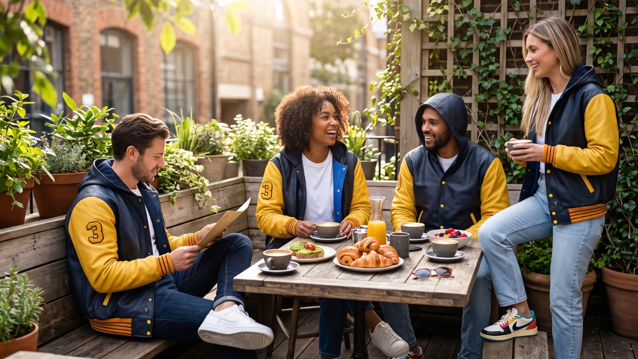 Varsity Jackets for Weekend Brunch Fashion