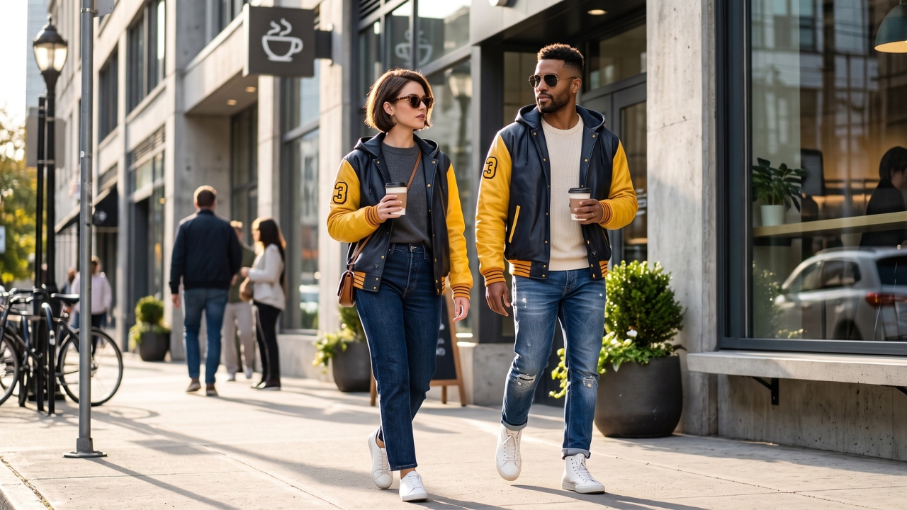 Varsity Jackets for Weekend Brunch Fashion