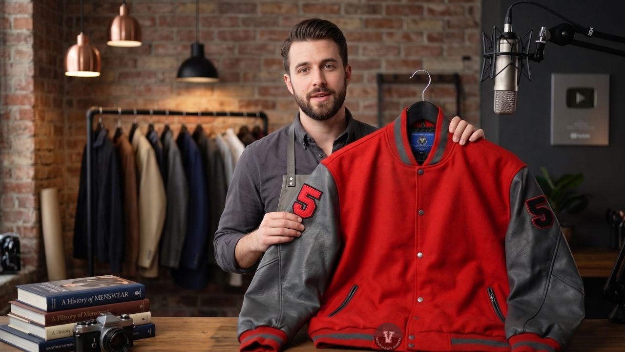 Varsity Jackets for YouTube Styling Tutorials