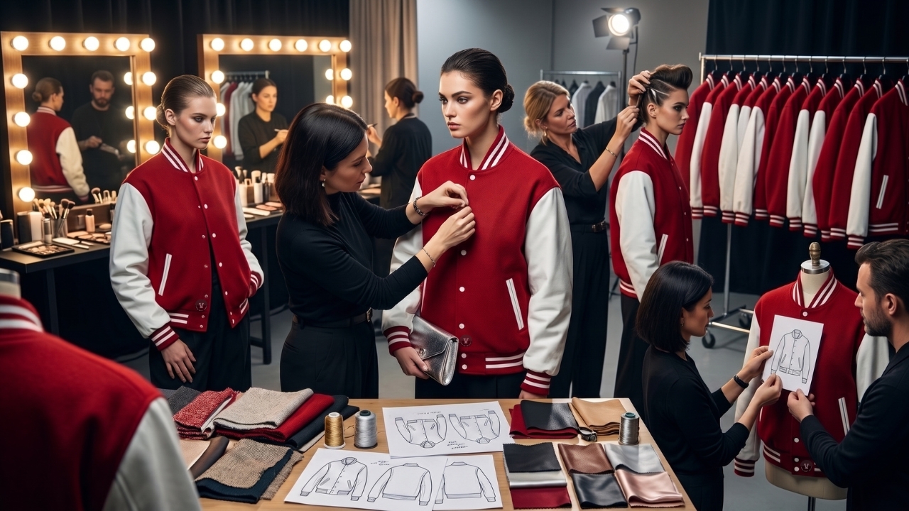 Varsity Jackets in Experimental Fashion Shows