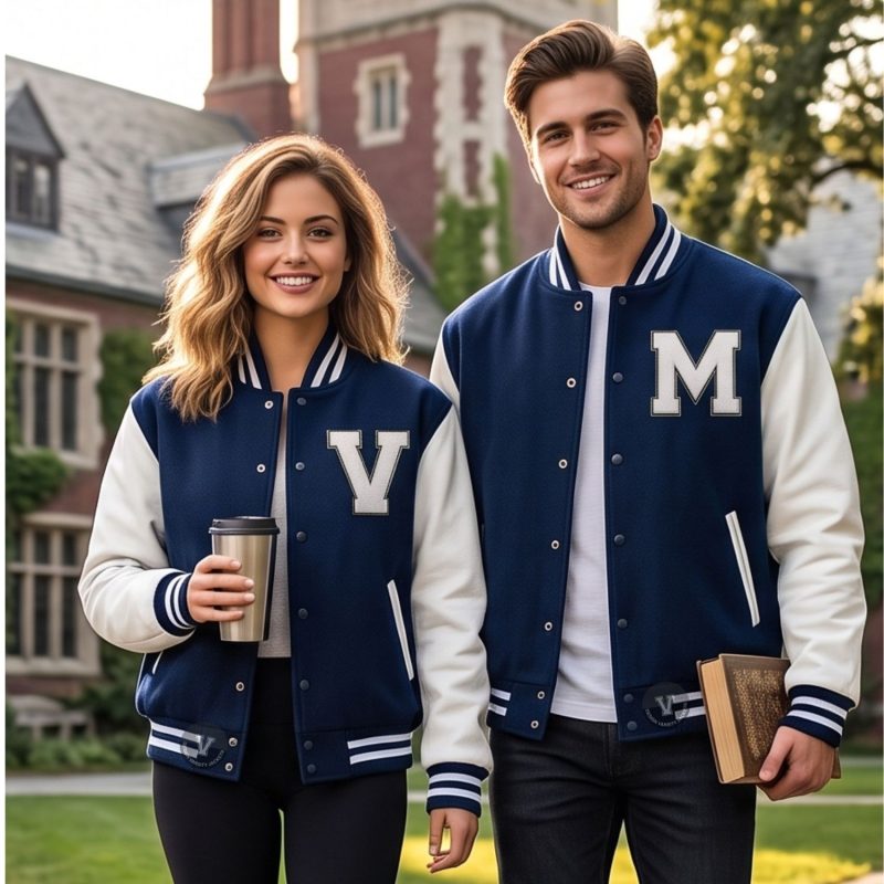 Varsity Jackets with Company Logo Embroidery