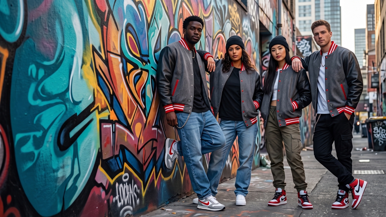 Design Varsity Jackets Varsity Jackets with Graffiti-Inspired Art