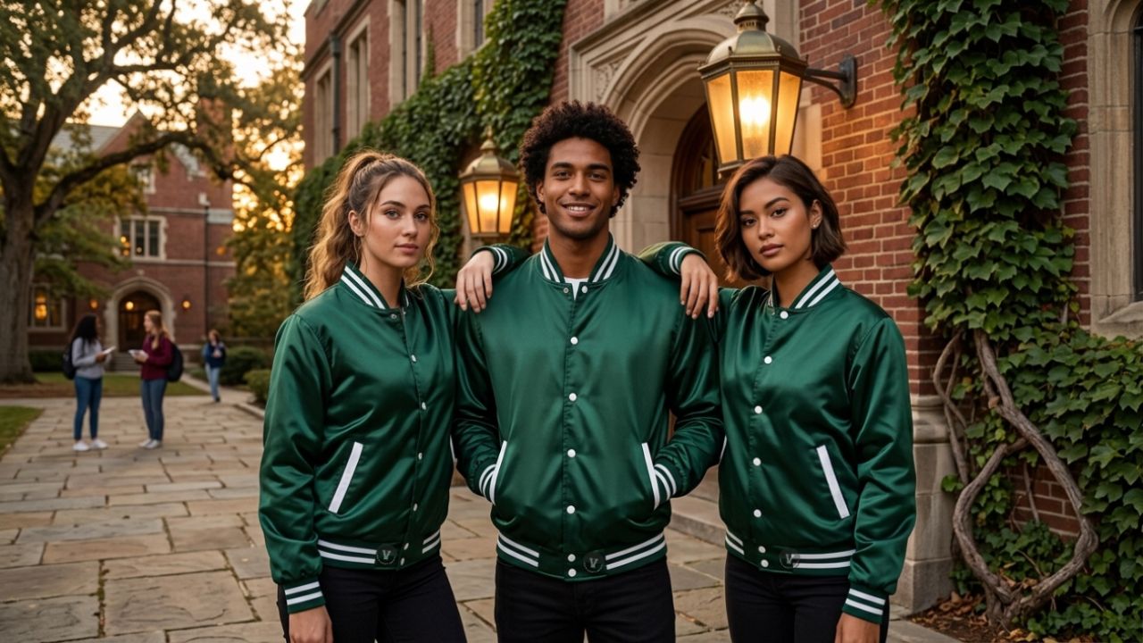 Design Varsity Jackets Varsity Jackets with Stain-Resistant Fabric