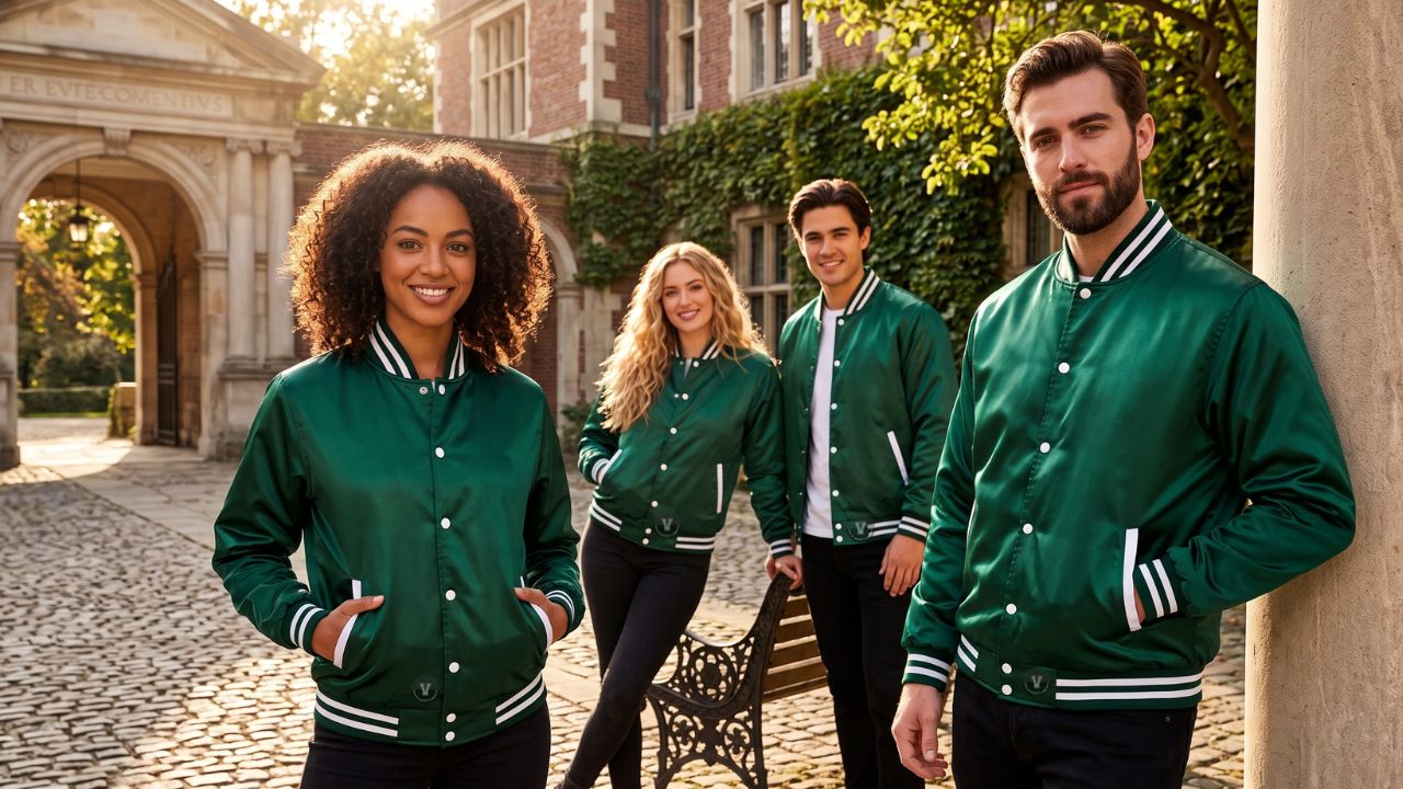 Design Varsity Jackets Varsity Jackets with Stain-Resistant Fabric