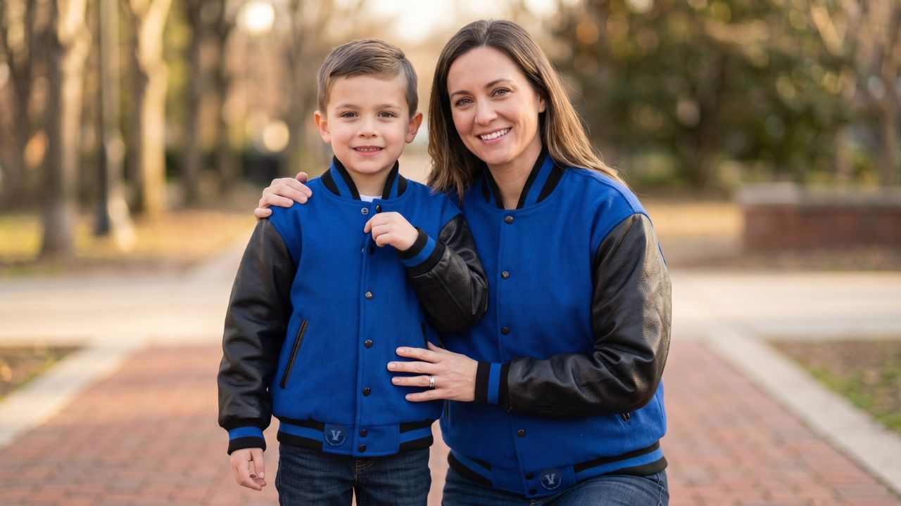 Varsity Jackets For Family Photo Shoots