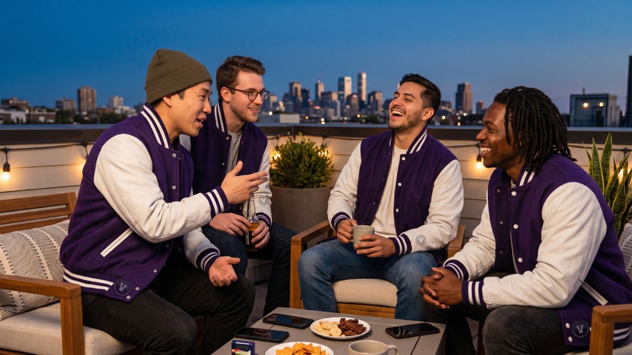 Varsity Jackets for Tall Men Slim Fit