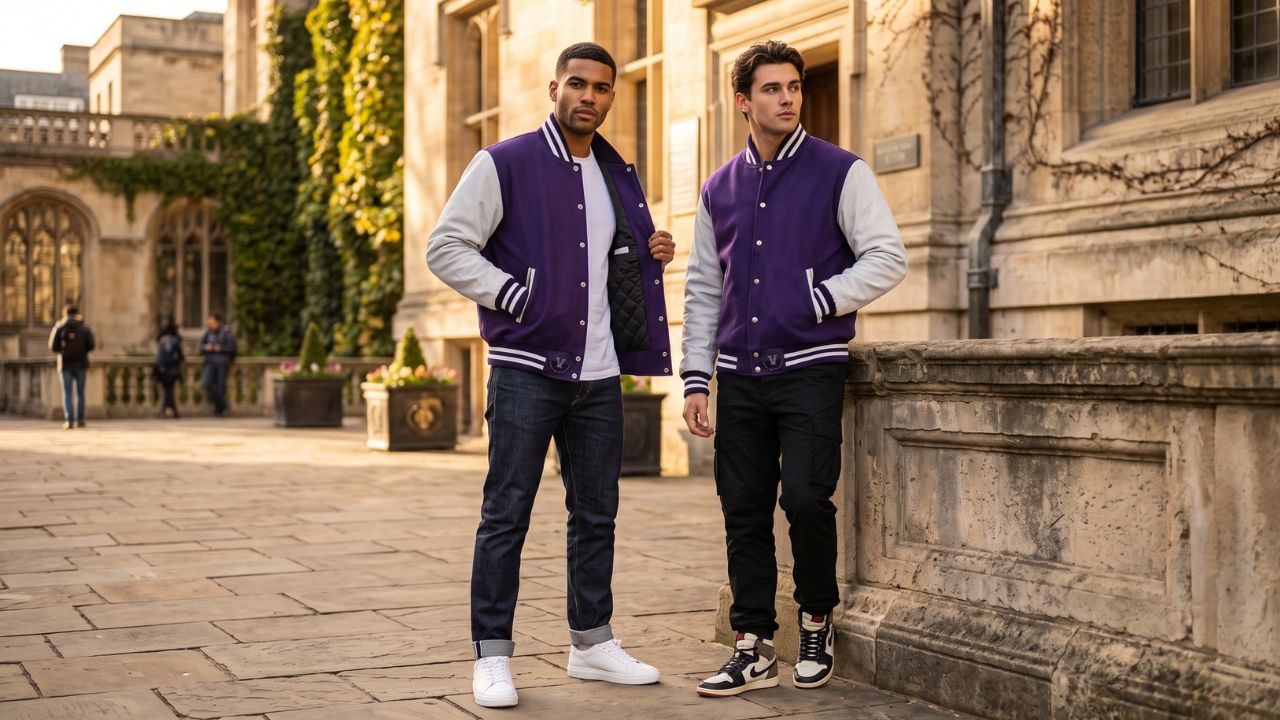Varsity Jackets for Tall Men Slim Fit