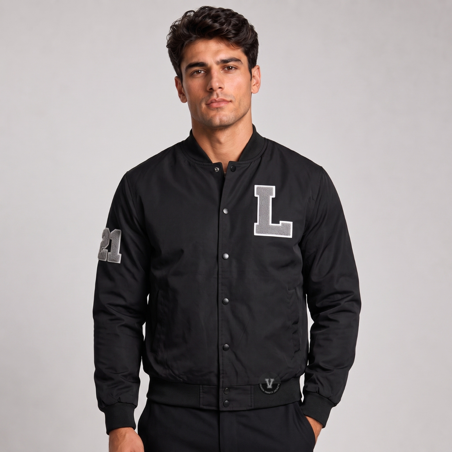 Custom Patches Cropped Jacket