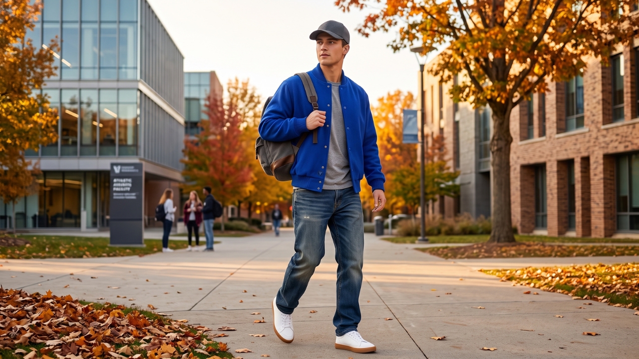 Baseball Varsity Jacket for College