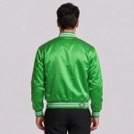 Crop Top Satin Jacket Men