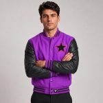 Crop Varsity Jacket Men